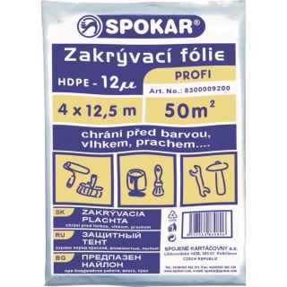 Zakrývací fólie SPOKAR Profi 4x12,5 m 12my