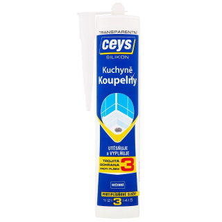 Silikon koupelna a kuchyně CEYS transparentní, 280ml