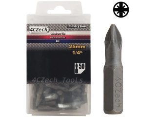 Bit 1/4" PZ 2, délka 25mm