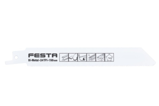 Plátek pilový FESTA do ocasky, 150x19x1mm BiM 3ks, 24305