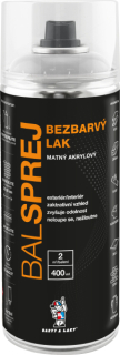 Univerzální bezbarvý akrylový lak 400ml matný