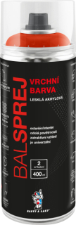 Univerzální akrylový email RAL 2008 400 ml oranžová lesklá