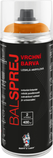 Univerzální akrylový email RAL 1028 400 ml žlutá melounová