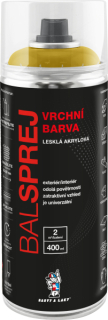Univerzální akrylový email RAL 1021 400 ml žlutá řepková