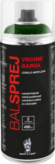 Univerzální akrylový email RAL 6002 400 ml zeleň listová