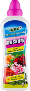 Agro Muškáty kapalné hnojivo 1l