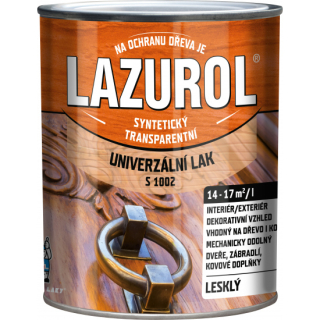 Lazurol univerzální lak S1002/0000 LESK 0,75l