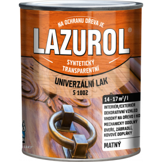 Lazurol univerzální lak S1002/0001 MAT 0,75l