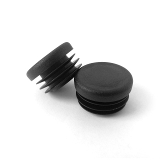Záslepka plastová kruhová 30x1,0-3,0mm, černá