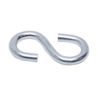 Hák "S" nouzový 5mm, Zn