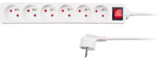 Prodlužovací kabel 6Z 1,5m s vypínačem