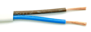 Kabel H03VH2-F 2x0,75 (CYLY-O)