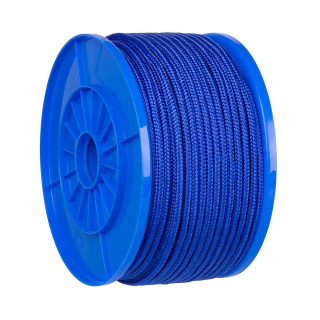 Lano PP 6mm, 90m, modrá, nosn. 173kg