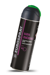 Eurospray barva značkovací Colorlak 500 ml, 0801červená fluorescentmí