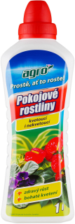 Kapalné hnojivo AGRO Pokojové rostiliny 1l