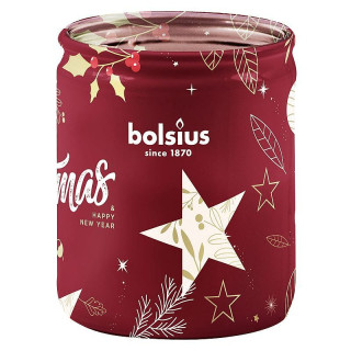 Svíčka bolsius Starlight, 82x68 mm, brusinka, ve skle
